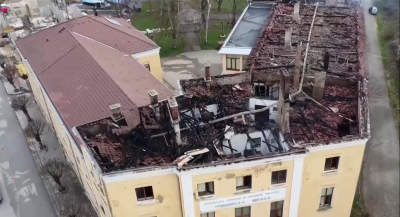 Трявна започва изграждане на временен покрив за гимназия "Тревненска школа" след пожара