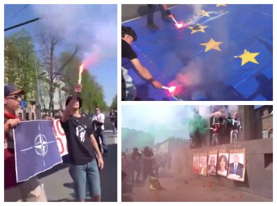 В Италия: Протести срещу превъоръжаването на ЕС (ВИДЕО)