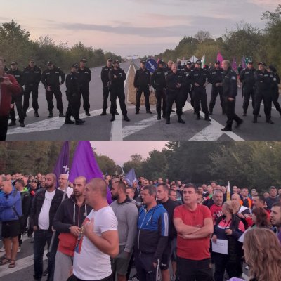 СИГНАЛ ДО MEDIAMALL! Полицията ползва сълзотворен газ и плаши борещите се за бъдещето си миньори и енергетици със водно оръжие! Има граждани в болница!