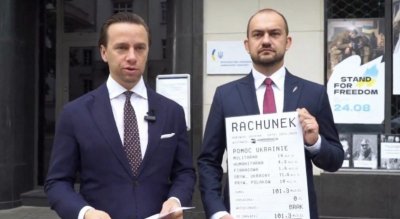 Полски депутат изложи на показ сметката за помощи на Украйна