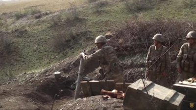 Обстрел по позиции на азербайджанската армия