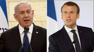 Нетаняху обвини Макрон в подкрепа на "Хамас" след критики към израелската политика в Газа
