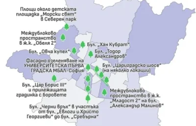 София отделя 6 млн. лв. за зелени площи и по-чист въздух