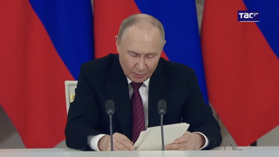 Вижте най-важното от изявлението на Путин относно инициативите за прекратяване на огъня в Украйна (ВИДЕО)