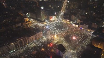   Сръбски студенти на протест в 32 града