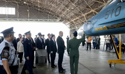 Румен Радев посети военно въздушната база &bdquo;Хякури&rdquo;