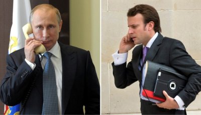 Путин и Макрон обсъдиха Близкия изток и Украйна в двучасов телефонен разговор