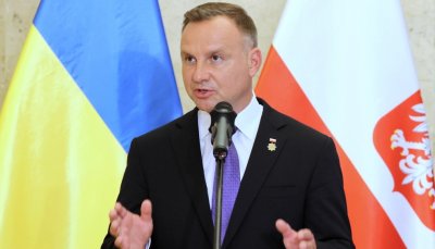 Полският президент Анджей Дуда на необявено посещение в Киев - напуска поста си на 6 август (ВИДЕО)