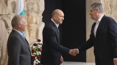 Румен Радев на официално посещение в Хърватия по покана на президента Зоран Миланович