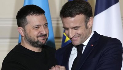 Зеленски и Макрон обсъдиха доставките на ракети и обучението на пилоти