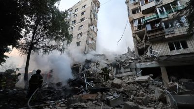 Над 400 дрона и десетки хиперзвукови ракети бяха използвани при една от най-мащабните въздушни атаки срещу Украйна
