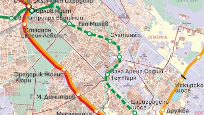 Очаква се метрото през &bdquo;Слатина&ldquo; да е готово за есента на 2027 г.