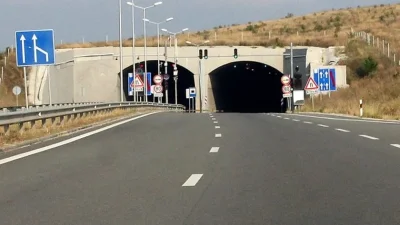 Временни ограничения на АМ &bdquo;Струма&ldquo; между тунелите &bdquo;Блатино&ldquo; и &bdquo;Кочериново&ldquo;