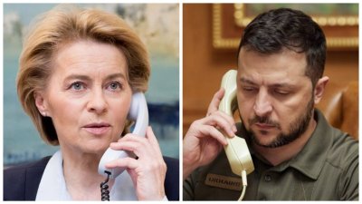 Фон дер Лайен и Зеленски обсъдиха пътя към мир и членство на Украйна в ЕС