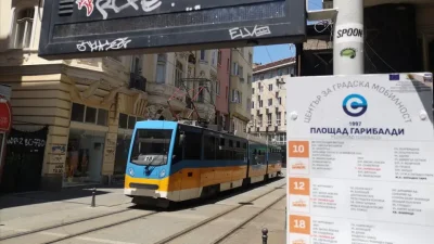 Движението на трамваите по &bdquo;Граф Игнатиев&ldquo; в София се възстановява