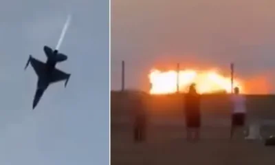 F-16 се разби в Полша по време на подготовка за авиошоу (ВИДЕО)