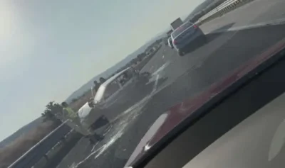 Катастрофа затруднява движението на АМ &ldquo;Тракия&rdquo; между 25-и и 26-и км в посока Бургас