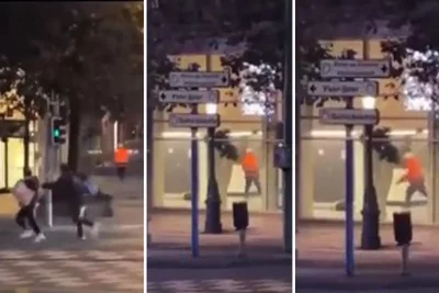 Вижте момента на стрелбата на терориста, убил двама души в Брюксел (ВИДЕО 18+)