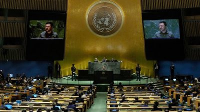 Украинска телевизия използва изкуствен интелект, за да фалшифицира пълна зала по време на речта на Зеленски в ООН (ВИДЕО)