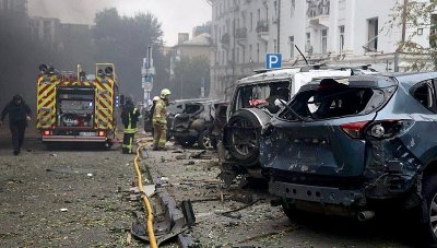 Масирана руска атака с дронове по Днепър: Един човек загина, най-малко 28 души са ранени