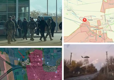 Украински командоси на път за Покровск &ndash; два Blackhawk-а заснети по време на мисията