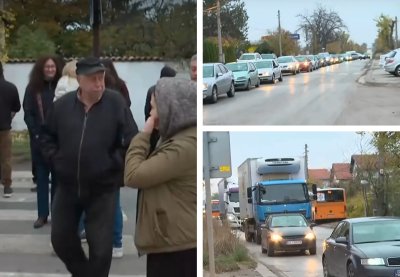 Божурище на бунт: Жителите искат обходен път, а не тирове пред домовете си (ВИДЕО)