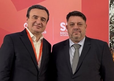 Атанас Зафиров и делегация на БСП-ОЛ на срещата на световната левица в Малта