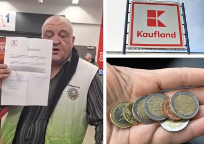 Скандал в &bdquo;Кауфланд&ldquo; заради еврото: Клиент блокира каса и иска ресто в лева (ВИДЕО)