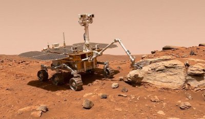 Китайският марсоход Джуронг откри следи от древни води на Марс