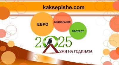 &bdquo;Евро&ldquo;, &bdquo;безобразие&ldquo; и &bdquo;протест&ldquo; &ndash; думите, които белязаха България през 2025 г.