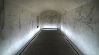 Флоренция отключва тайна стая в параклис на Медичите с рисунки, приписвани на Микеланджело
