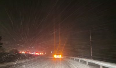 Виелица затвори пътя Варна - Добрич при баира на Аксаково