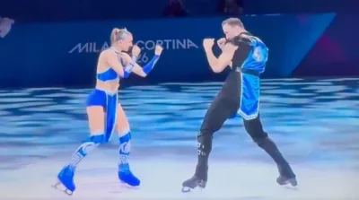 Ефектът Mortal Kombat: Италианската двойка с историческо представяне на Зимните олимпийски игри (ВИДЕО)