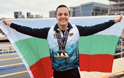 Цанко Цанков триумфира с историческо злато на Световното по плуване във Финландия
