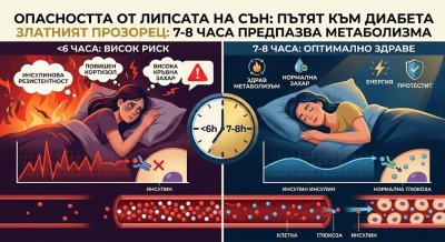 Връзката между съня и диабета: Нови данни за оптималната почивка