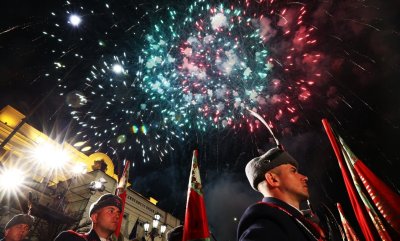 С тържествена заря-проверка завършиха честванията на 3 март в София (СНИМКИ+ВИДЕО)