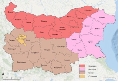 България ще бъде разделена на четири региона за планиране до 2040 г.