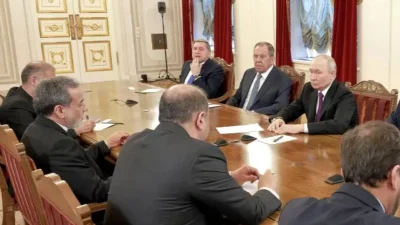 Путин към Арагчи: Русия ще направи всичко в интерес на Иран и другите страни в региона, за да гарантира мира