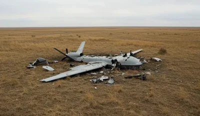 Разузнавателен дрон се разби в жилищна сграда в Турция (ВИДЕО)