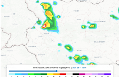 Meteo Balkans предупреждава: До няколко часа ни връхлитат бури и градушка