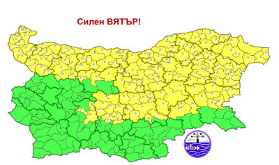 Пориви на вятъра до 90 км/ч удрят България, отново са възможни градушки