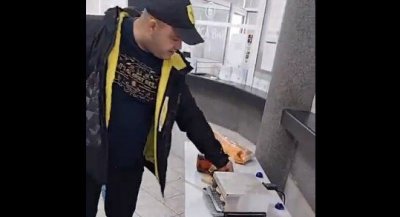 В ТЪРСЕНЕ НА ЗАКОННА СПРАВЕДЛИВОСТ! Мъж нахлу в Енерго-Про, за да си направи сандвич (ВИДЕО)