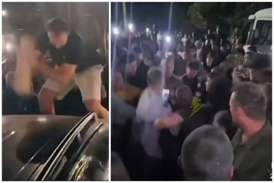 ПОТРЕСАВАЩО видео от Лвов - разгневена тълпа линчува мобилизационните отряди на Зеленски
