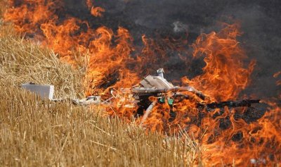 Руски дрон навлезе във въздушното пространство на Молдова и се взриви в поле