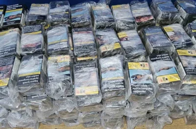 Задържаха 30 000 кутии цигари без бандерол за 99 000 евро във Видин