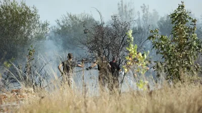Пожарът в община Хисаря е овладян, частичното бедствено положение остава