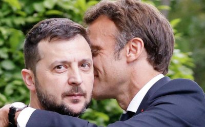 Макрон призова за засилване на военната подкрепа за Украйна след среща със Зеленски