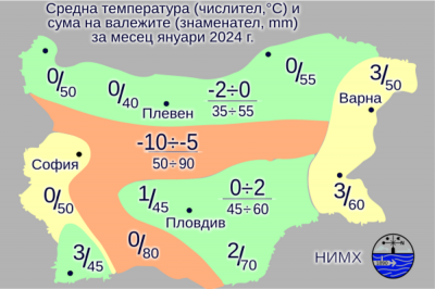 Вижте какво ще е времето през януари