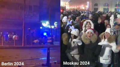 Вижте това кратко ВИДЕО показващо как бе посрещната новата 2024 в Берлин и Москва