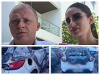 Запалиха един от служебните автомобили на бизнесмена Бачорски (СНИМКИ)